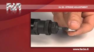 KJ29 stroke adjustment [upl. by Eylrac]