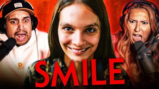 SMILE 2022 MOVIE REACTION  WHAT IS THAT THING  FIRST TIME WATCHING  REVIEW [upl. by Merce887]