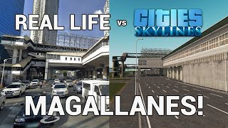 Magallanes Station RIP Procedural Objects  Cities Skylines  Metro Manila EP2 [upl. by Adnil]