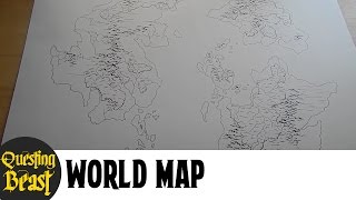 A Complete World Map DnD Fantasy Map Showcase [upl. by Etteniuqna]