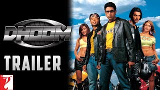 Dhoom  Official Trailer  John Abraham  Abhishek Bachchan  Uday Chopra  Esha  Rimi [upl. by Enovad]