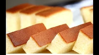 Castella Cake Recipe 古早味蛋糕 [upl. by Laraine]