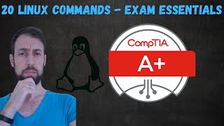 CompTIA A Simulation  Linux commands you need to know [upl. by Eiggam]