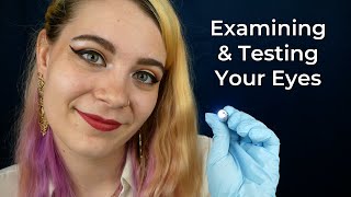 ASMR Eye Examination amp Testing 🩺  Soft Spoken Medical RP [upl. by Roland470]