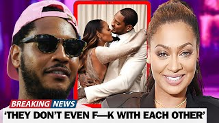 Watch La La Anthony UNEXPECTEDLY Bump Into ExHusband Carmelo Anthony At Show [upl. by Trembly]