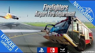 FIREFIGHTERS AIRPORT FIRE DEPARTMENT Gameplay Episode 1 Switch PS4 PC [upl. by Erdnad]