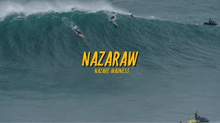 Raw Footage Nazaré Beyond the Chaos Raw Nazaré Surfing Spectacle [upl. by Otilrac135]