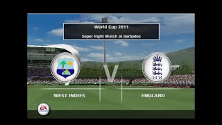 Cricket 12  England vs West Indies  10 Overs  World Cup 2011  West Indies ka Kachra [upl. by Yarrum528]