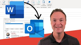 How to Create a Professional Email Signature in Word for Microsoft Outlook [upl. by Nahtnoj]