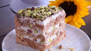 The Best Pistachio Tiramisu Cake  A Delicious Mix of Flavors [upl. by Oric42]