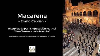 Macarena  Emilio Cebrián  AM San Clemente de la Mancha SemanaSanta2020 [upl. by Ahsiea]