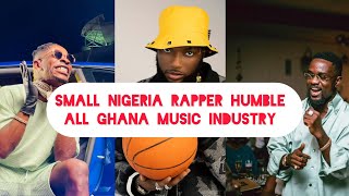 See How a Small Nigerian music Rapper Humbles the Entire Ghanaian Music Industry [upl. by Nowahs624]