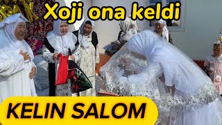 XOJI ONAMIZ UMRA ZIYORATIDAN KELDI KELIN SALOM ona kelinsalom умра umra xoji [upl. by Aylmar]