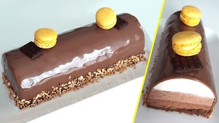 RECETTE BÛCHE AUX 3 CHOCOLATS [upl. by Landrum]