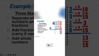 Easy Addition with Whole Numbers  Adding Fractions [upl. by Dorita625]