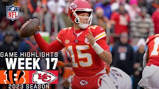 Cincinnati Bengals vs Kansas City Chiefs Game Highlights  NFL 2023 Week 17 [upl. by Baldwin]