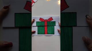 Magical Christmas Gift Box Card DIY [upl. by Ecirb]