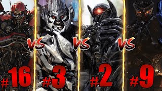 Whos the Most Powerful Decepticon in Transfomers  All 48 Decepticons Ranked [upl. by Agarhs906]