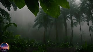 Rainforest Ambience Relaxing Rain amp Thunder Sounds for Sleep Study and Relaxation [upl. by Nylrats140]