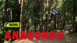 Czerwona trasa Anakonda  Kasina SkiampBike Park 2023 [upl. by Nicolas]