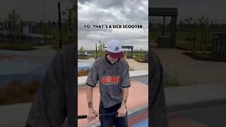 What’s on his scooter 🛴 scooters undialed customscooter custombuild skate scootering [upl. by Vaules]