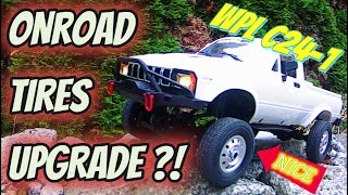 WPL C241 Newest Onroad Tires Upgrade Daily Driver RC Truck new toys rccar offroad trending [upl. by Gwyn]