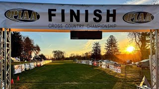 2024 PIAA Cross Country Championships Finish Line Video Boys AAA [upl. by Dlorah361]