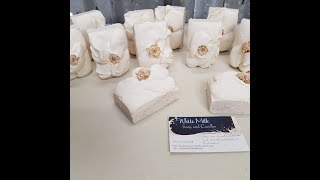 Cold process soap made with Bi carb Soda [upl. by Eiramannod]