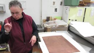 Linda Whitney on Mezzotint Print Making [upl. by Lezah]