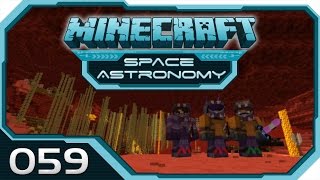 Minecraft Space Astronomy  Witherskelett drop doch dein Kopp  059 German LPT [upl. by Bently]