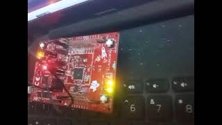 Texas Instruments CC3200 LaunchPad  OnBoard LED Blinking [upl. by Nas]