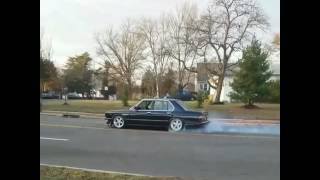 Burnout Procharged 53 LSX BMW 535i 86 e28 [upl. by Nylteak]