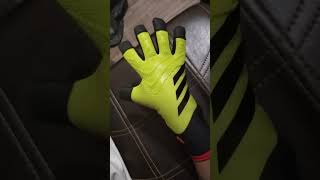 goalkeeper gloves manufacturing stiching football soccer [upl. by Fessuoy]