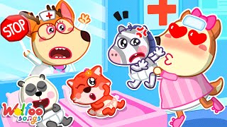 First Time Go to The Hospital  Good Manners Songs  Kids Songs amp Nursery Rhymes WolfooFamilySongs [upl. by Eylhsa833]