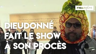 Dieudonné fait le show à son procès pour fraude fiscale [upl. by Downe]