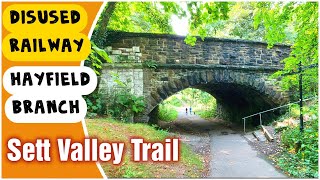 Disused Railway Walk in High Peak  The Hayfield Branch [upl. by Nannahs500]