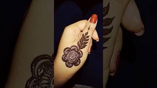 Minimal mehendi designs l design ideas l Beautiful design love explore subscribe viralshort [upl. by Adelina]