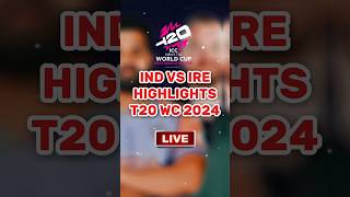 IND vs IRE T20 World Cup 2024 Highlights 😍🔥 shorts cricket [upl. by Nasar]