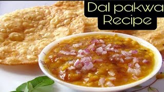 Dal Pakwan  Dal Pakwan Recipe  Dal Pakwan Sindhi Recipe  Dal Pakwan kaise banate hain [upl. by Enelrae]