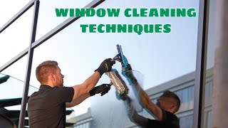 Traditional Window Cleaning Techniques – Tutorial Video 2  UNGER [upl. by Hannon560]