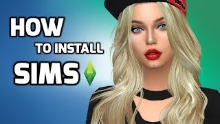 The Sims 4  Tutorial How to install sims with CC from TSR [upl. by Ajiak]