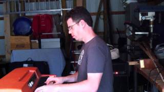 Jims Garage Fun Wurlitzer 203 Electric Piano through a Leslie [upl. by Animsaj333]