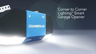 Chamberlain Corner to Corner Lighting Smart Garage Opener [upl. by Rattray]