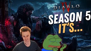 Played Diablo 4 Season 5 And Its [upl. by Eeltrebor]