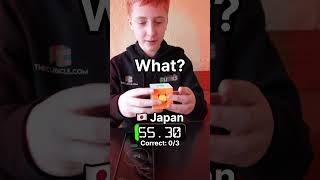 Cube Flag Challenge with Rubiks Record Holder swiftcubing 🌏🇺🇸 [upl. by Able]