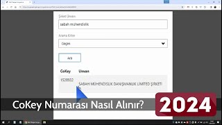 TSE Belge İşlemleri İçin Gerekli Olan Cokey Numarası Nasıl Alınır 2024 [upl. by Aneetsirhc]