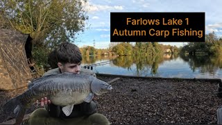 FARLOWS  LAKE 1  CARP FISHING  AUTUMN 2024 [upl. by Ettennat]