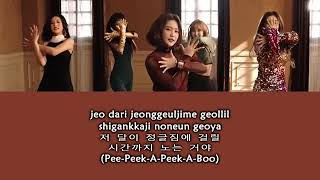 Red Velvet Peek A Boo Karaoke Instrumental backing vocal [upl. by Towers]