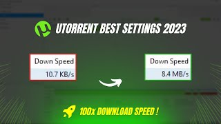 How to Speed Up uTorrent Downloads  2023   Increase torrent download speed torrent [upl. by Enaitsirhc]