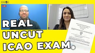 REAL UNCUT RECORDING OF ICAO EXAM  ENGLISH LANGUAGE PROFICIENCY TEST ICAO4U  certified icao exams [upl. by Ennairej]